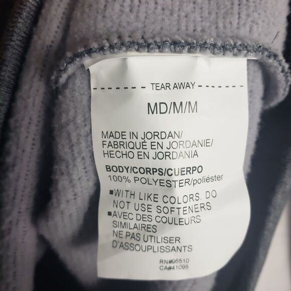 Under Armour Men's Pullover Shirt Medium Quarter Zip Gray Fleece Long Sleeves - Picture 7 of 8